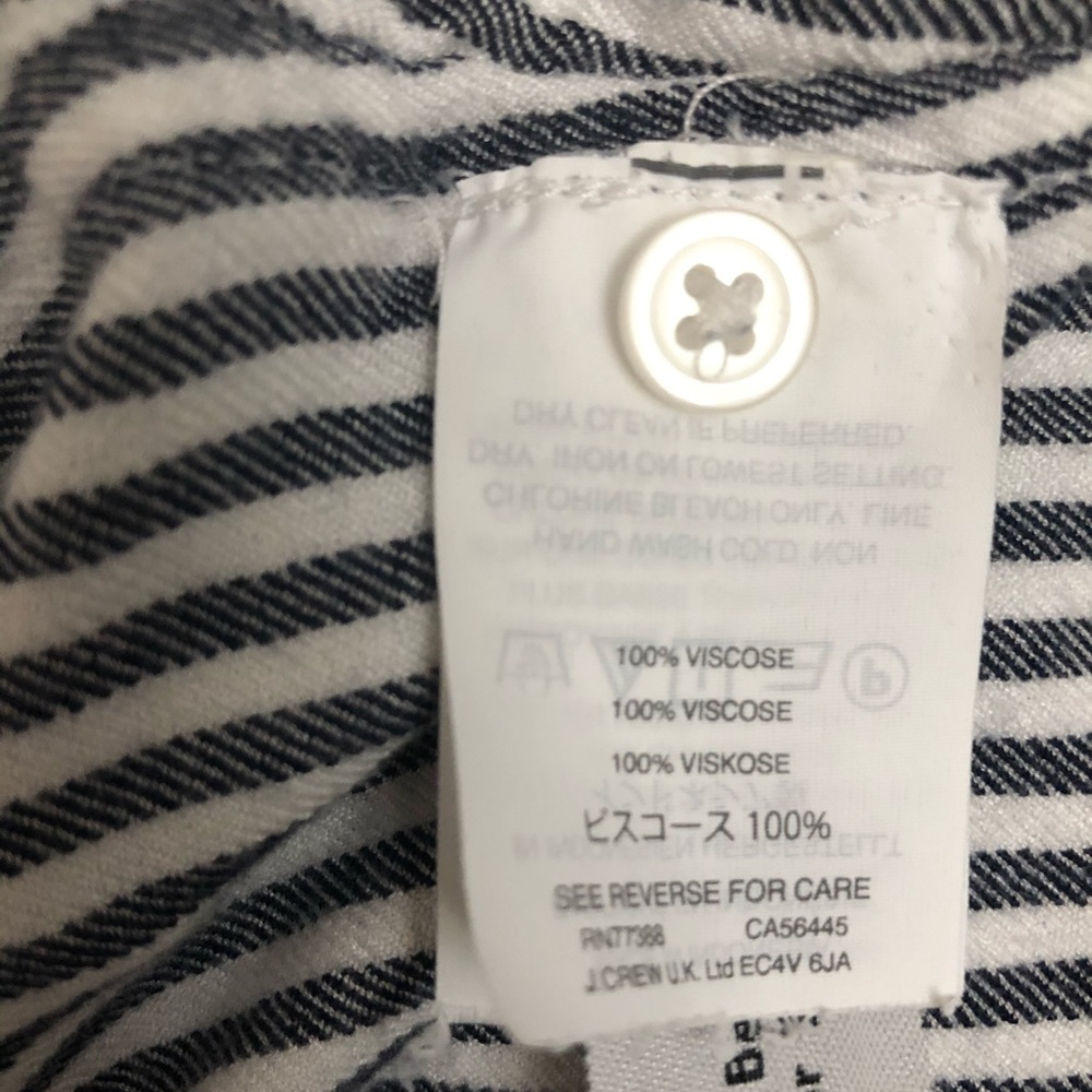 Madewell Stripe Button-down Top - Picture 7 of 8